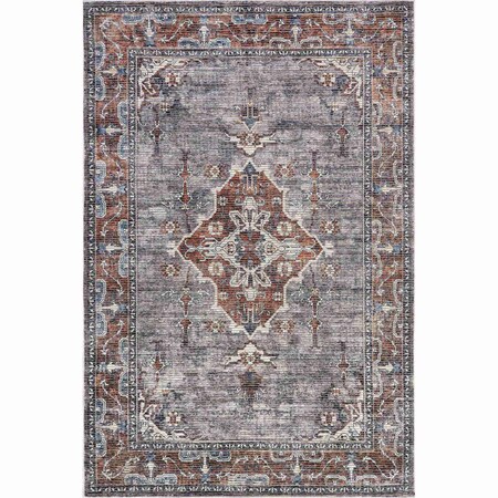 Nuloom Wild Orchid Machine Washable Area Rug 5ft 3in x 8ft KFZM03D-508